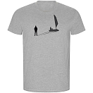 Купить Kruskis CA66900158S260 Футболка с коротким рукавом Shadow Sail ECO Серый Heather Grey S 7ft.ru в интернет магазине Семь Футов