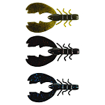 Berkley 1307360 Powerbait Chigger Craw 80 Mm Многоцветный Black Blue Fleck