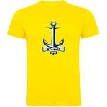 Kruskis CA65500303C053 Футболка с коротким рукавом Anchor Желтый Yellow L