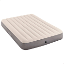 Купить Intex 64103 Dura Beam Standard Deluxe Одноместный высокий матрас Бежевый 152 x 203 x 25 cm 7ft.ru в интернет магазине Семь Футов