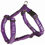 Trixie 15733 Modern Art This Boss Упряжь для собак Фиолетовый Purple S-M