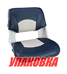 Кресло складное мягкое SKIPPER, цвет синий/белый (упаковка из 6 шт.) Springfield 1061016_pkg_6
