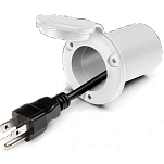Promariner 175-51310 Universal Держатель штепсельной вилки переменного тока Белая White