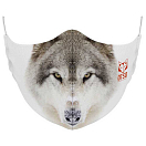 Купить Otso FM-WOF20-USM Animals Маска для лица Белая  Wolf Face S-M 7ft.ru в интернет магазине Семь Футов
