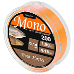 SPRO 005065-00222-00000-00 TM-Vis 200 m Монофиламент Оранжевый Orange 0.220 mm 