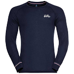 Odlo 159292-20731-XXL Базовый слой с длинным рукавом Active Warm Originals Голубой Dark Sapphire 2XL