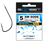 Sunset STSAL05220BN-0006 Sunhooks SW Sode Зубчатый Крюк 20 единицы измерения Серебристый Black Nickel 6