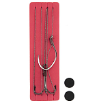 Mikado HIC084-4/0 Intro Catfish Set 2 Связанные Крючки 125 см Розовый Silver 4/0 