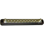 Goldenship GS11302 150A 48V DC Общая шина с 20 Терминалы Черный Grey 31 x 231 mm 
