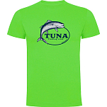 Kruskis CA65500228C065 Футболка с коротким рукавом Tuna Fishing Club Зеленый Light Green M