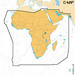 C-map M-AF-T-050-D-MS Africa Arabic Sea Discover Визитная Карточка Multicolour