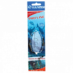 Flashmer BDPL34 Pro-Line Лидер 3 крючки Голубой Grey 0.400 mm 