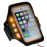 KSIX BXFBRLIP5 Спортивный чехол на руку LED IPhone 5/5S Jose Hermida Black