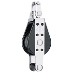 Harken 169 Single Big Bullet Поворотный шкив Серебристый Black / Silver