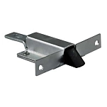 Jr products 342-10945 Защелка дверцы отсека Серебристый Silver 84.83 mm