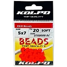 Купить Kolpo 0768006-40 жемчуг Oval Soft  Red 4 x 5 mm 7ft.ru в интернет магазине Семь Футов