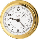 Купить Часы кварцевые Barigo Star 1181MS с функцией будильника 110x45мм Ø85мм золотой из полированной латуни 7ft.ru в интернет магазине Семь Футов