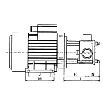 Johnson Pump FIP25SI-BSP42M01F80 FIP25 Насос 0,75 кВт 1400 об/мин Фланец