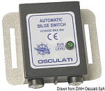 Электронный автоматический выключатель MZ ELECTRONIC BILAC-001 12/24B 20A для любых трюмных помп, Osculati 16.609.00
