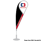 Купить Bandiera a goccia Osculati 95,7 x 216,5cm +base, 70.199.23-01 7ft.ru в интернет магазине Семь Футов