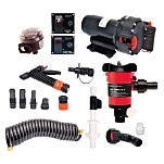 Johnson pump 473477 Aquajet WD Livewell 20L/min 12V 5 Bar Насосный комплект Multicolour