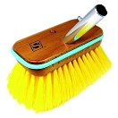 Купить Seachoice 50-90454 Средняя палубная щётка с деревянным бампером 152 mm Yellow 16x12x12 7ft.ru в интернет магазине Семь Футов