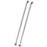 Oceansouth OCEMA0514 Фиксированная поддержка брызговиков Серебристый 110 cm 