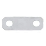 Whisper power 50212084 Соединительная тяга WP MDC с 2 отверстиями 50.5 mm Silver 10x8x8