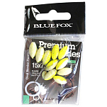 Blue fox 33BFFCTF15FY Плавающие круглые бусины Желтый Fluor Yellow