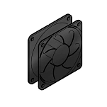 Indelb G007 вентилятор 12V  Black