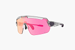 Спортивные очки с диоптриями Demetz G-Suit / Matte Crystal / Matte Dark Violet V. Pink Photochromic Mirror Red Cat.1 to 3, rx-089/gsuit7697y5146