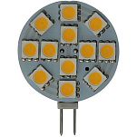 Goldenship GS10503 12V 2.2W G4 12 SMD 5050 Горизонтальная холодная светодиодная лампа Серебристый Grey