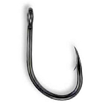 Kali kunnan 55687 11028-BN Livebait Крючки С Одним Глазком Black Nickel 1 