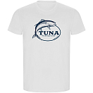 Купить Kruskis CA66900301C065 Футболка с коротким рукавом Tuna Fishing Club ECO Белая White L 7ft.ru в интернет магазине Семь Футов
