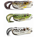 Live target FHP55T500 Frog Popper Мягкая приманка 55 mm 11g Золотистый Green / Yellow