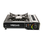 Yregas 30090 Портативная плита с 1 конфоркой C/B230 Black