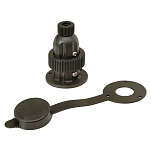 Talamex 14514001 Вилка + розетка 3A 2Pins Черный Black