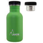 Laken BSA50VE Бутылка из нержавеющей стали Basic Steel Plain Зеленый Green