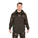 Купить Fox international CFX302 Толстовка на молнии LW Split Зеленый Khaki / Camo 3XL 7ft.ru в интернет магазине Семь Футов