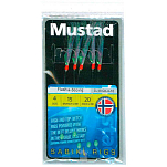 Mustad CL-RIG8-6-10 Flash A-Boo Rig Рыболовное Перо Красный 6 