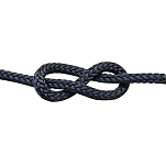 Cavalieri 813014 Roundline 200 m Плетеная накидка Черный Navy Blue 14 mm 