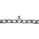 Купить Forniture nautiche italiane 202704 Genovese Цепь Серебристый Silver 4 mm  7ft.ru в интернет магазине Семь Футов