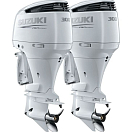 Спарка из 2 моторов Suzuki DF300APX, белые 2xDF300APX_white
