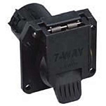 Fultyme rv 590-2009 7-контактный круглый боковой разъем для автомобиля 2009 года выпуска Black