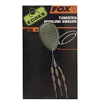 Fox international CAC585 Edges Вольфрамовые пробки для грузил с крючками Красный Trans Khaki