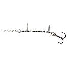 Купить Westin T54-400-115 Add-It Jointed Stinger HD Лидер Серебристый Black 60 mm  7ft.ru в интернет магазине Семь Футов