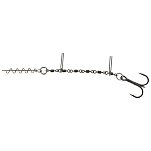 Westin T54-400-115 Add-It Jointed Stinger HD Лидер Серебристый Black 60 mm 
