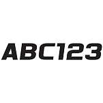 Trac outdoors 328-BLK700EC Series 700 Регистрационное письмо Черный Black