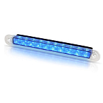 Светильник светодиодный водонепроницаемый Hella Marine StripLED 9073 2XD 959 073-601 12 В 2 Вт пластиковый корпус синий свет