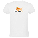 Купить Kruskis CA65500301K190 Футболка с коротким рукавом Flying Fish Белая White L 7ft.ru в интернет магазине Семь Футов